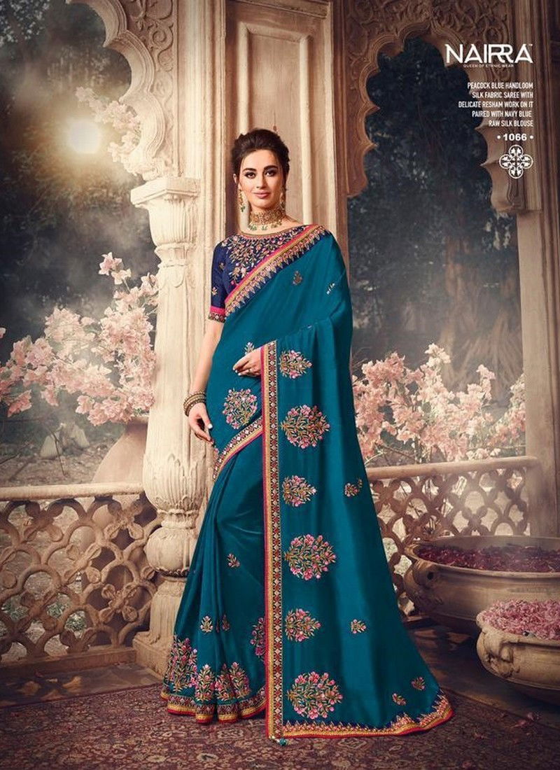 NAKKASHI KATHIKA Latest Fancy Designer Festive And Wedding Wear Stylish Heavy Embroidery Work Silk Saree Collection